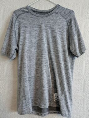 lululemon athletica Men's Heather Gray Short-Sleeve Performance Tee